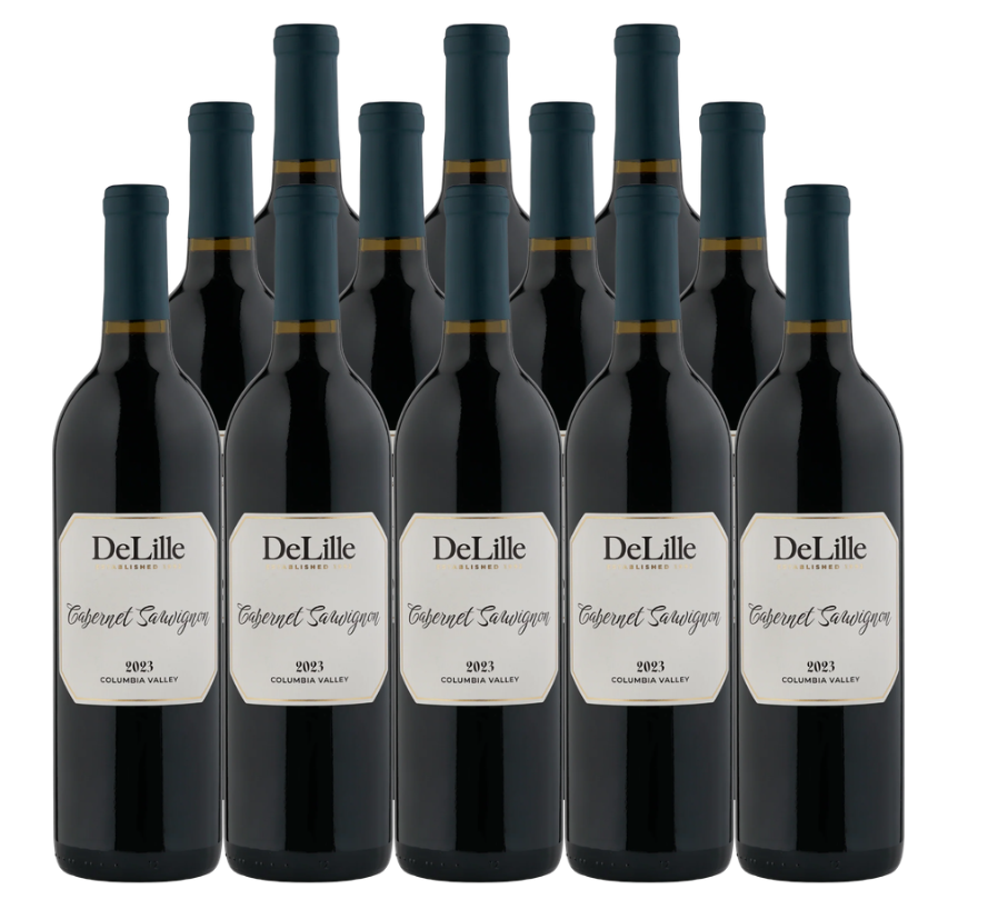 DeLille Cellars Cabernet Sauvignon 2023 750 ML (12 Bottles)