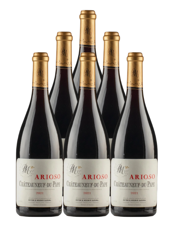 Rotem Mounir Chateauneuf du Pape Arioso 2021 750 ML (6 Bottles)