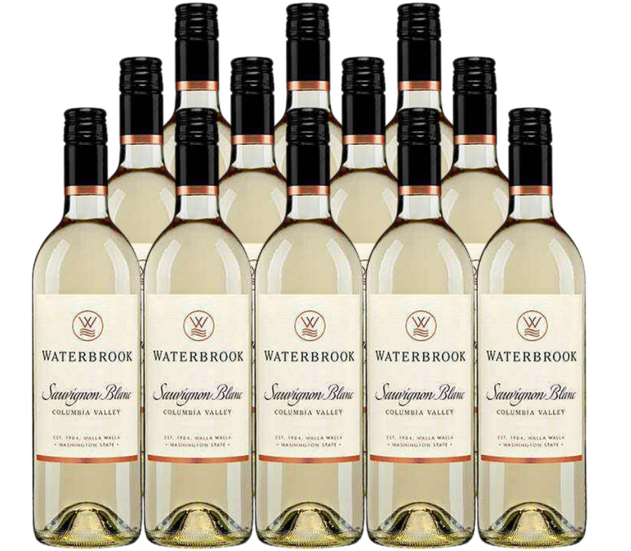 Waterbrook Winery Sauvignon Blanc Columbia Valley 750 ML (12 Bottles)