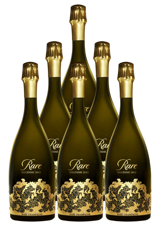 Rare Brut Millesime Double Tiar 750 ML (6 Bottles)