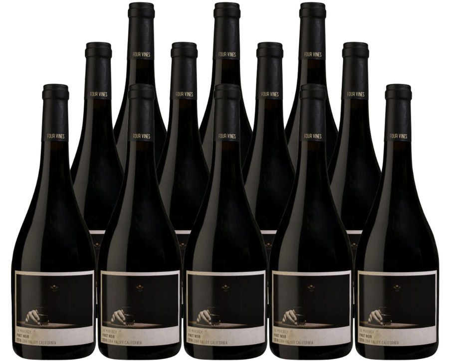Four Vines Pinot Noir The Maverick Edna Valley 750 ML (12 Bottles)