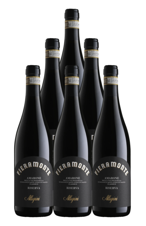 Allegrini Fieramonte Amarone della Valpolicella Classico Riserva 750 ML (6 Bottles)