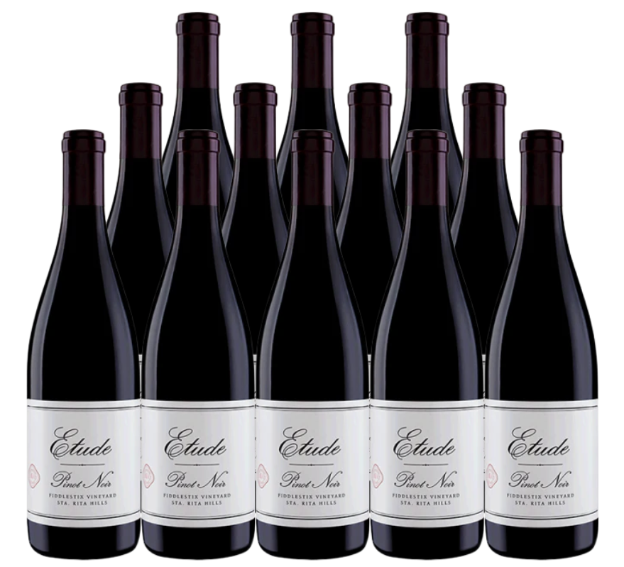 Etude Pinot Noir Fiddlestix Sta Rita Hills 750 ML (12 Bottles)