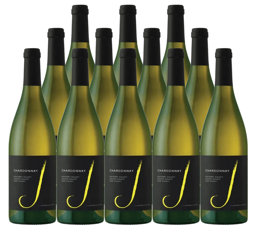 J Vineyards &  Winery Chardonnay 750 ML (12 Bottles)