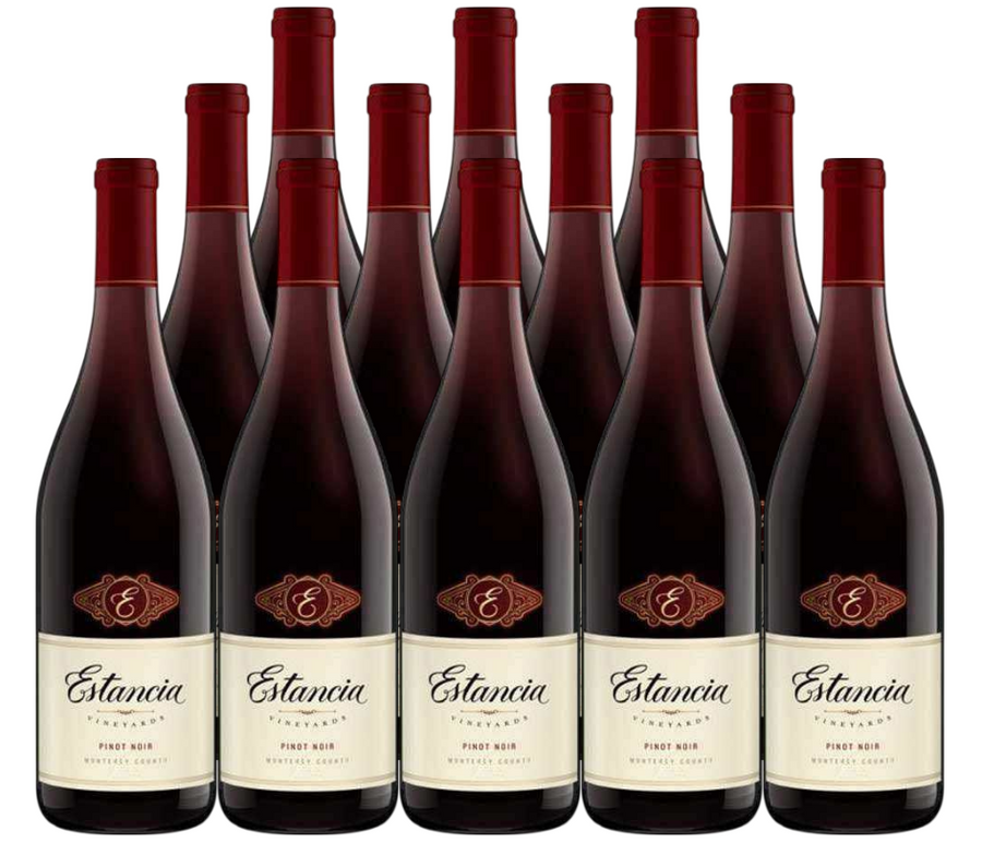 Estancia Vineyards Pinot Noir Monterey County 750 ML (12 Bottles)
