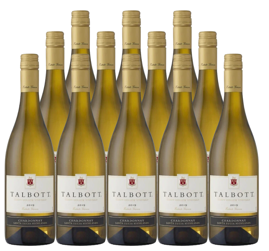 Robert Talbott Vineyards Chardonnay Sleepy Hollow Vineyard Logan Santa Lucia Highlands 750 ML (12 Bottles)