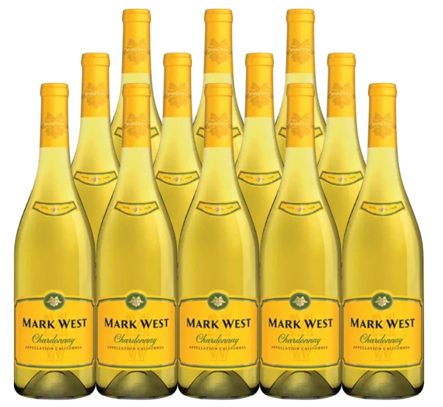 Mark West Chardonnay California 750 ML (12 Bottles)