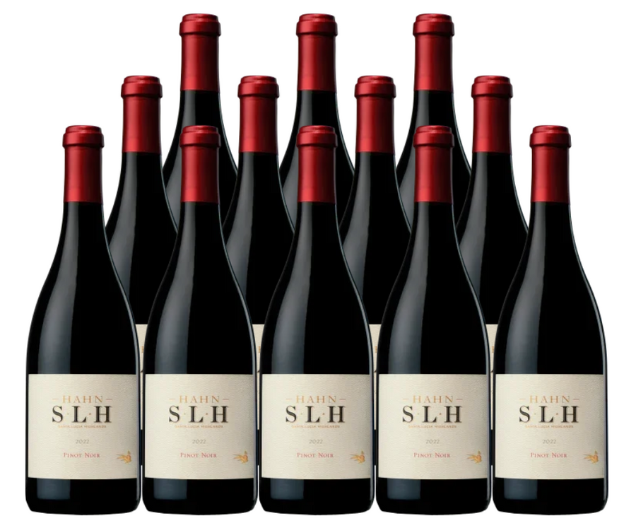 Hahn Pinot Noir Santa Lucia Highlands Estate 750 ML (12 Bottles)