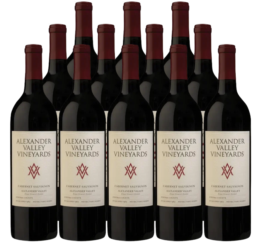 Alexander Valley Cabernet Sauvignon Estate Grown Alexander Valley 750 ML (12 Bottles)
