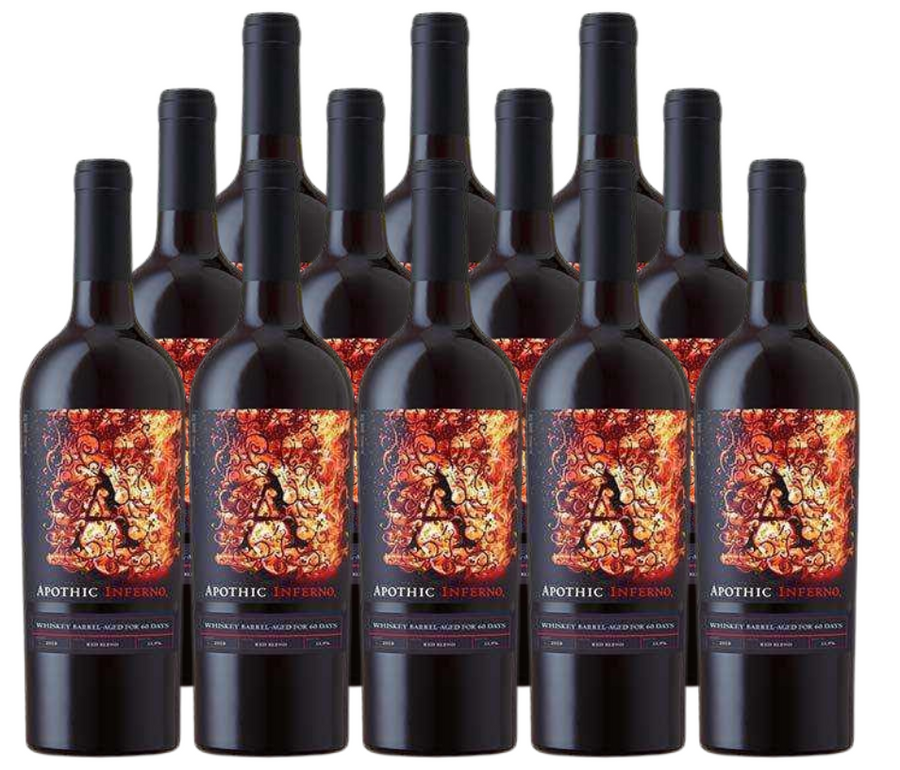 Apothic Inferno Small Batch Red Blend Limited Release California 750 ML (12 Bottles)