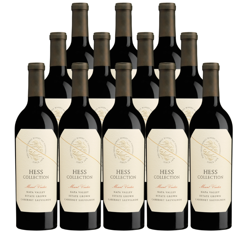 Hess Collection Cabernet Sauvignon Mount Veeder Estate 2021 750 ML (12 Bottles)