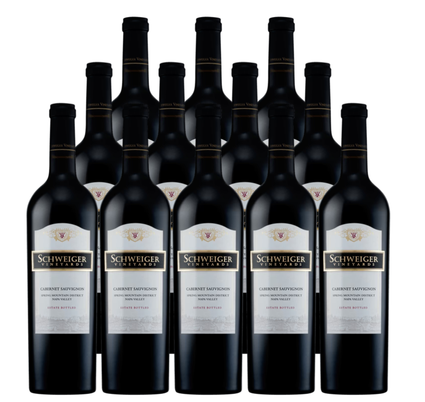 Schweiger Vineyards Cabernet Sauvignon 2018 750 ML (12 Bottles)
