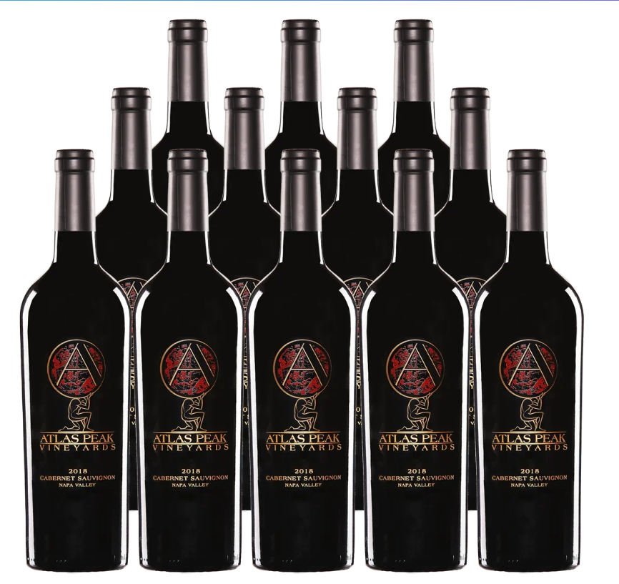 Atlas Peak Cabernet Sauvignon from Napa Valley 750 ML (12 Bottles)