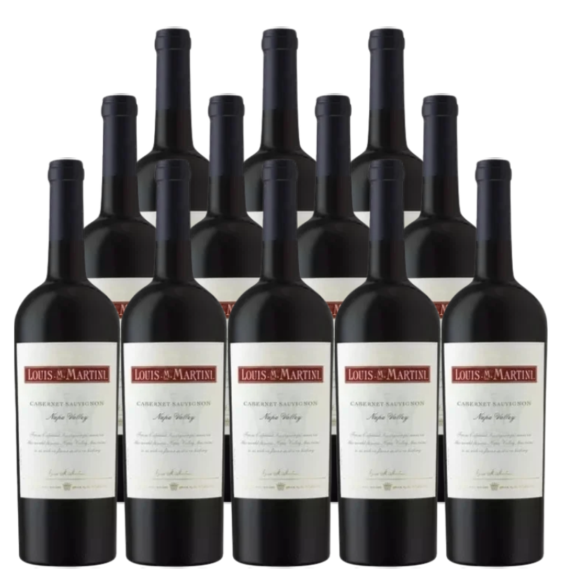 Louis M. Martini Cabernet Sauvignon Napa Valley 750 ML (12 Bottles)