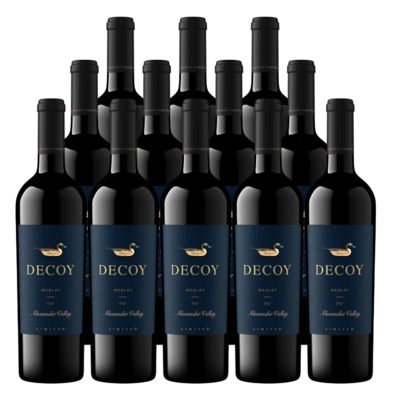 Decoy Limited Alexander Valley Merlot 2022 750 ML (12 Bottles)