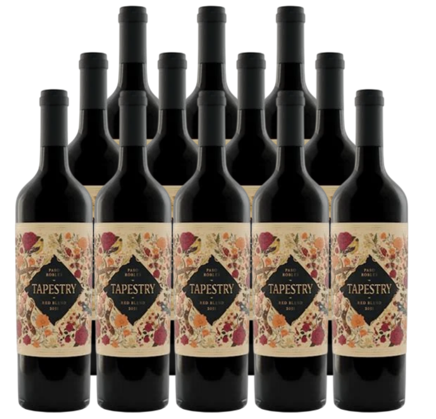 Tapestry Paso Robles Red Blend 750 ML (12 Bottles)