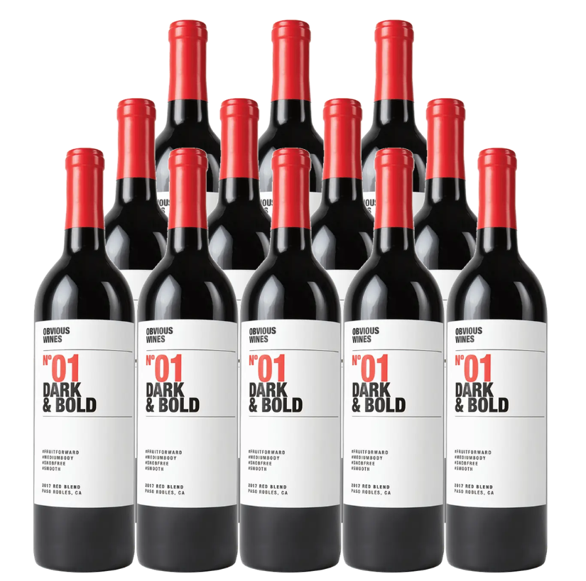 Obvious Wines No 01 Dark & Bold 750 ML (12 Bottles)