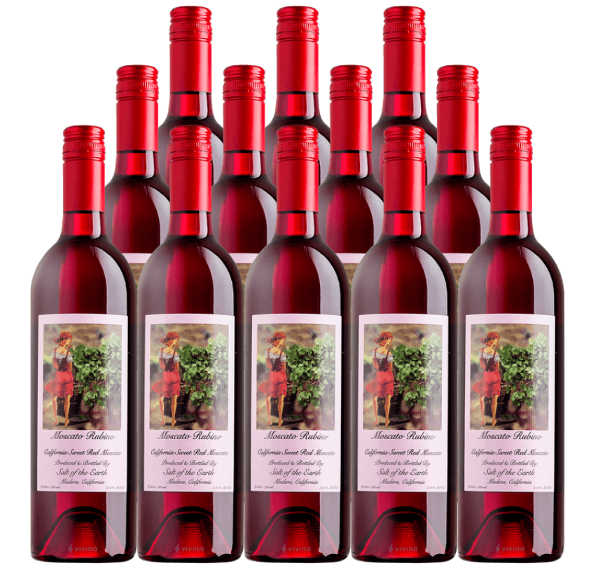 Salt Of The Earth Moscato Rubino 750 ML (12 Bottles)