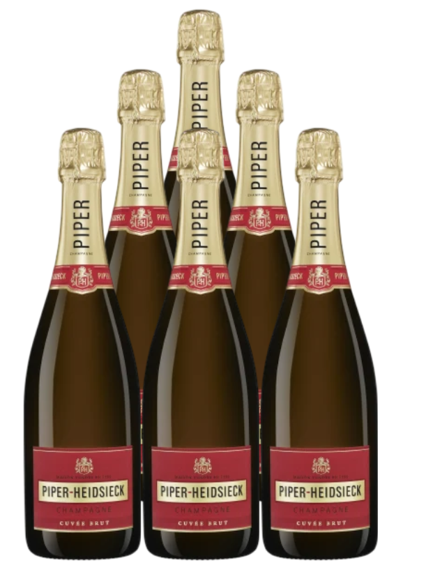 Piper-Heidsieck Cuvee Brut 750 ML (6 Bottles)