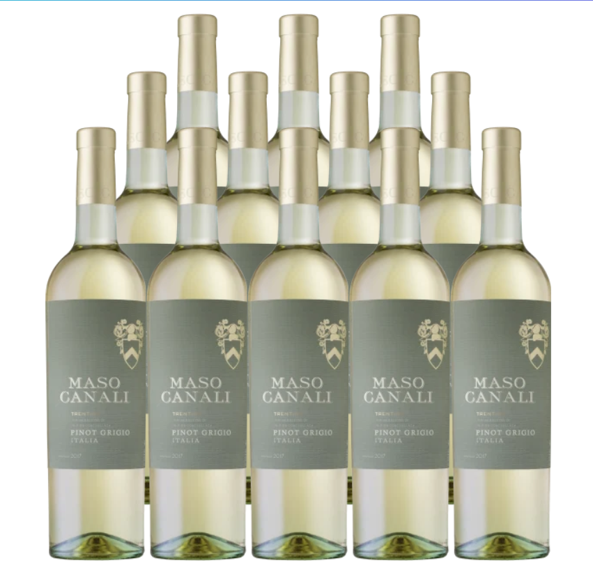 Maso Canali Pinot Grigio 750 ML (12 Bottles)