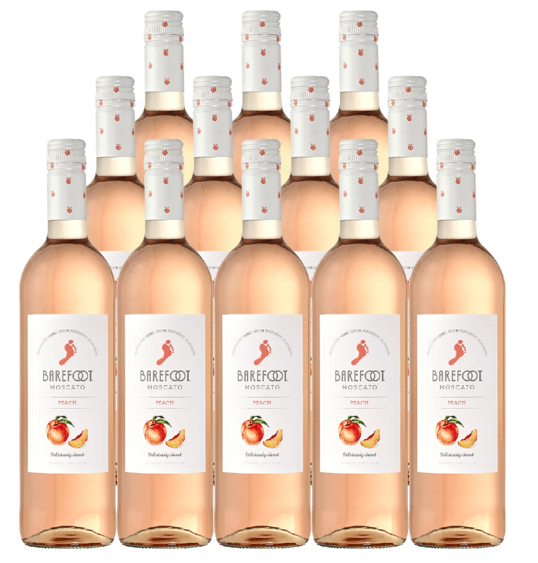 Barefoot Cellars Moscato Peach 750 ML (12 Bottles)