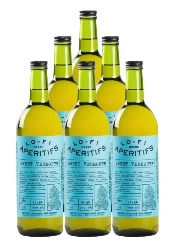 Lo-Fi Aperitifs Sweet Vermouth 750 ML (6 Bottles)
