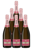 Piper Heidsieck Brut Rose Champagne 750 ML (6 Bottles)