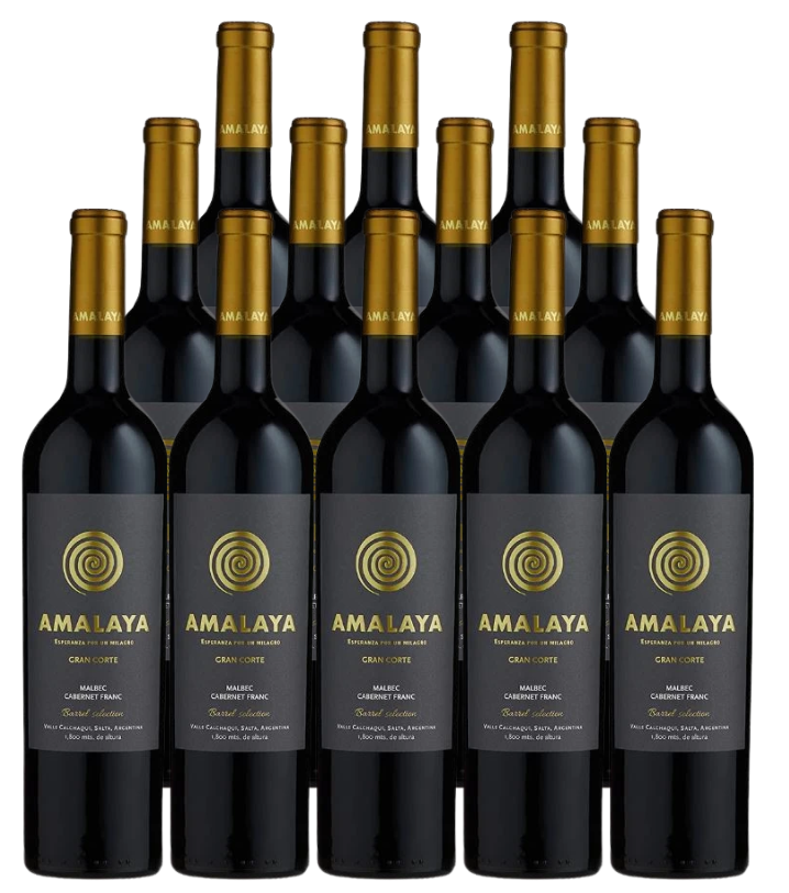 Amalaya Barrel Selection Malbec Gran Corte Salta 750 ML (12 Bottles)