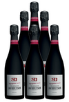 Jacquesson Cuvee 742 Degorgement Tardif Extra Brut Champagne 750 ML (6 Bottles)
