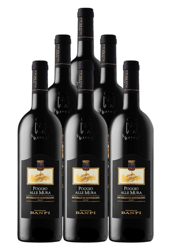 Banfi Poggio alle Mura Brunello di Montalcino 2020 750 ML (6 Bottles)