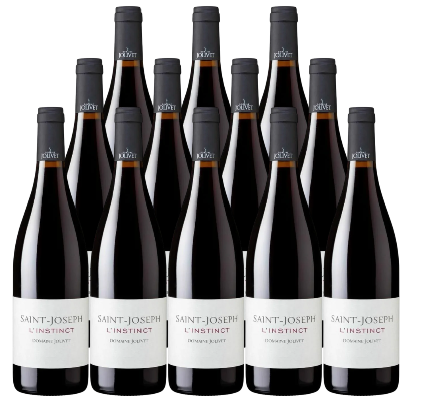 Domaine Jolivet Saint Joseph L’Instinct Rouge 750 ML (12 Bottles)
