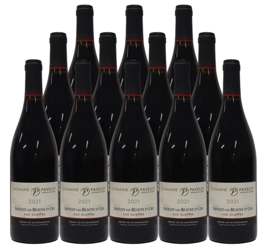 Pavelot Savigny Les Beaune 1er Cru Aux Guettes 2021 750 ML (12 Bottles)