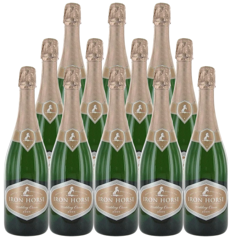 Iron Horse Wedding Cuvee Estate Bottled Green Valley of Russian River Valley 750 ML (12 Bottles)