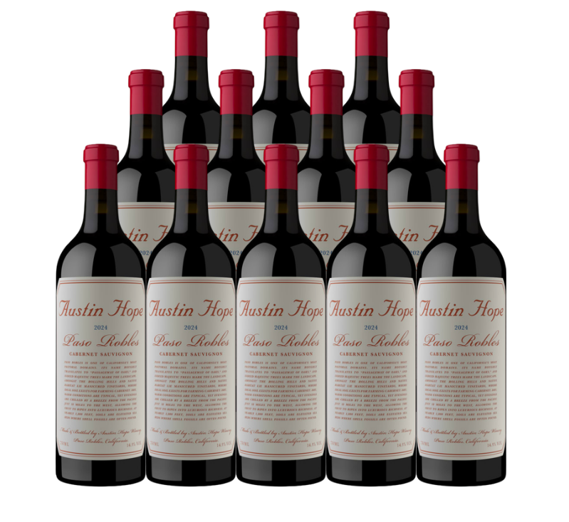Austin Hope Cabernet Sauvignon Paso Robles 2024 750 ML (12 Bottles)