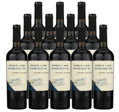 Republic Of Wine Cabernet Sauvignon Colchagua Valley (12 Bottle )