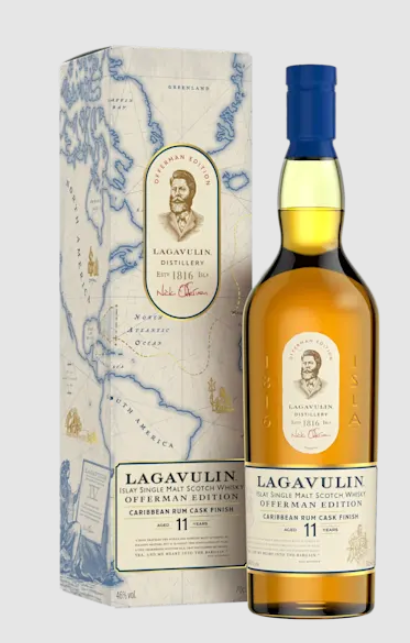 Lagavulin Single Malt Scotch Offerman Edition Caribbean Rum 11 Yr 750 ML