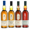 Lagavulin Offerman Edition Charred & Caribbean Rum 11 Year & 16 yr & Double Matured 750ML (4 Combo) bottles