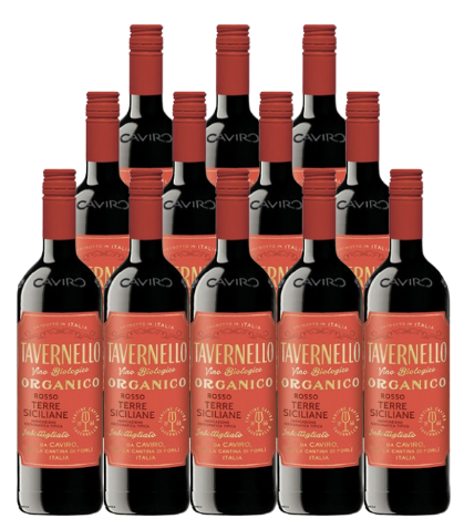 Tavernello Organico Terre Siciliane 750 ML(12 Bottles)