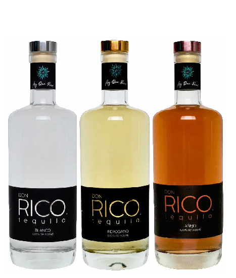 Don Rico Blanco & Reposado & Anejo Tequila Combo 750 ML
