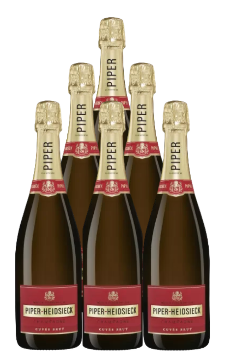 Piper Heidsieck Cuvee Brut 750 ML (6 Bottles)