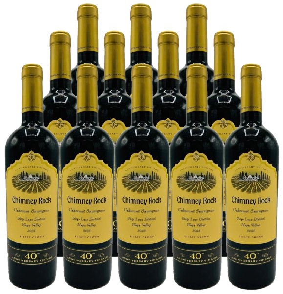 Chimney Rock Cabernet Sauvignon 40th Anniversary 2023 750 ML (12 Bottles)
