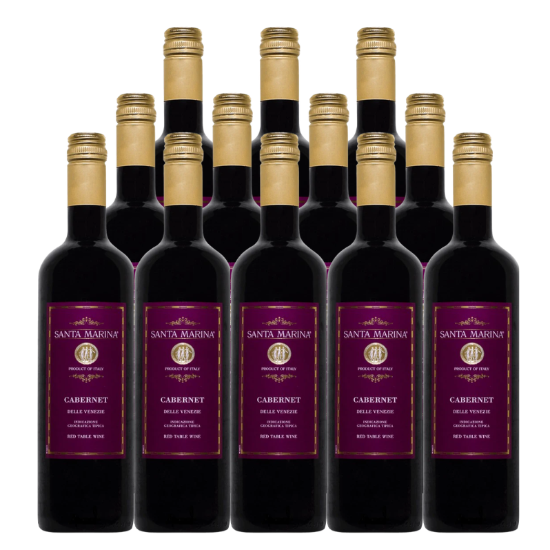 Santa Marina Delle Venezie Cabernet Sauvignon 750 ML (12 Bottles)