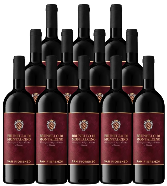 San Fiorenzo Brunello di Montalcino 2019 750 ML (12 Bottles)