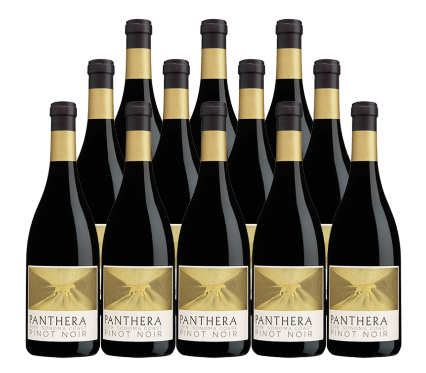 Panthera Pinot Noir Sonoma Coast 750 ML (12 Bottles)