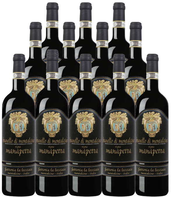 La Lecciaia Brunello Di Montalcino Vigna Manapetra 2019 750 ML (12 Bottles)