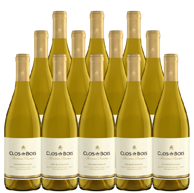 Clos du Bois Sonoma Chardonnay 750 ML (12 Bottles)