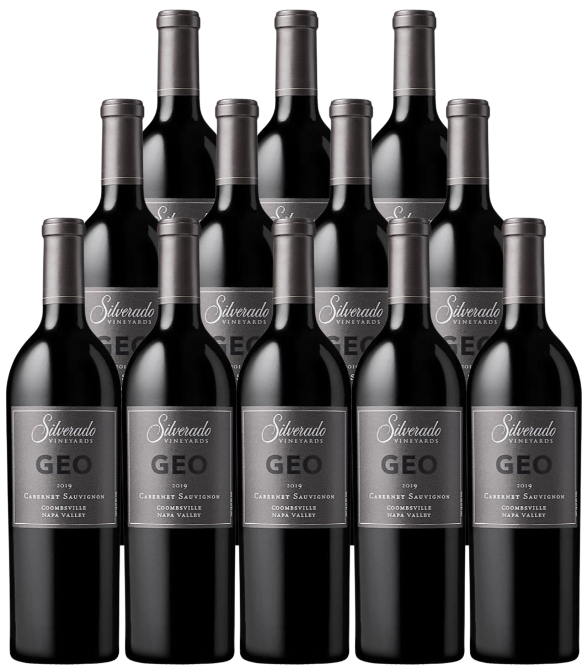 Silverado Vineyards Cabernet Sauvignon Geo Coombsville 2019 750 ML (12 Bottles)
