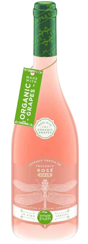 Simple Truth Provence Rose 2024 750 ML bottle showcasing pale blush French rose wine with fresh berry and citrus aromas