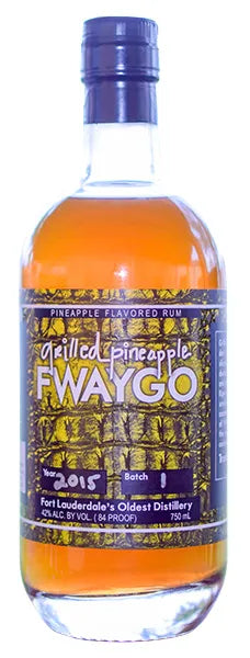 South Florida Distillers Fwaygo Grilled Pineapple Rum 84 Proof  750 ML