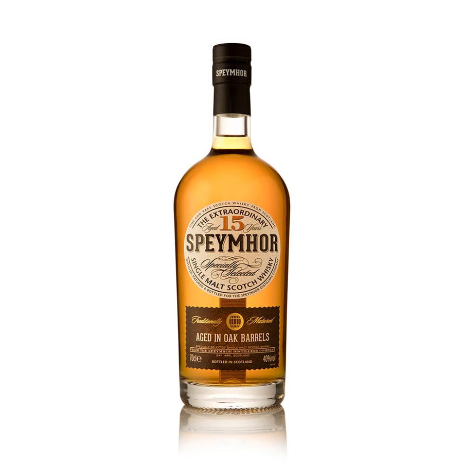 Speymhor Whisky 15 Years Old Specially Selected Aged In Oak Barrels Single Malt Scotch Whisky 700 ML